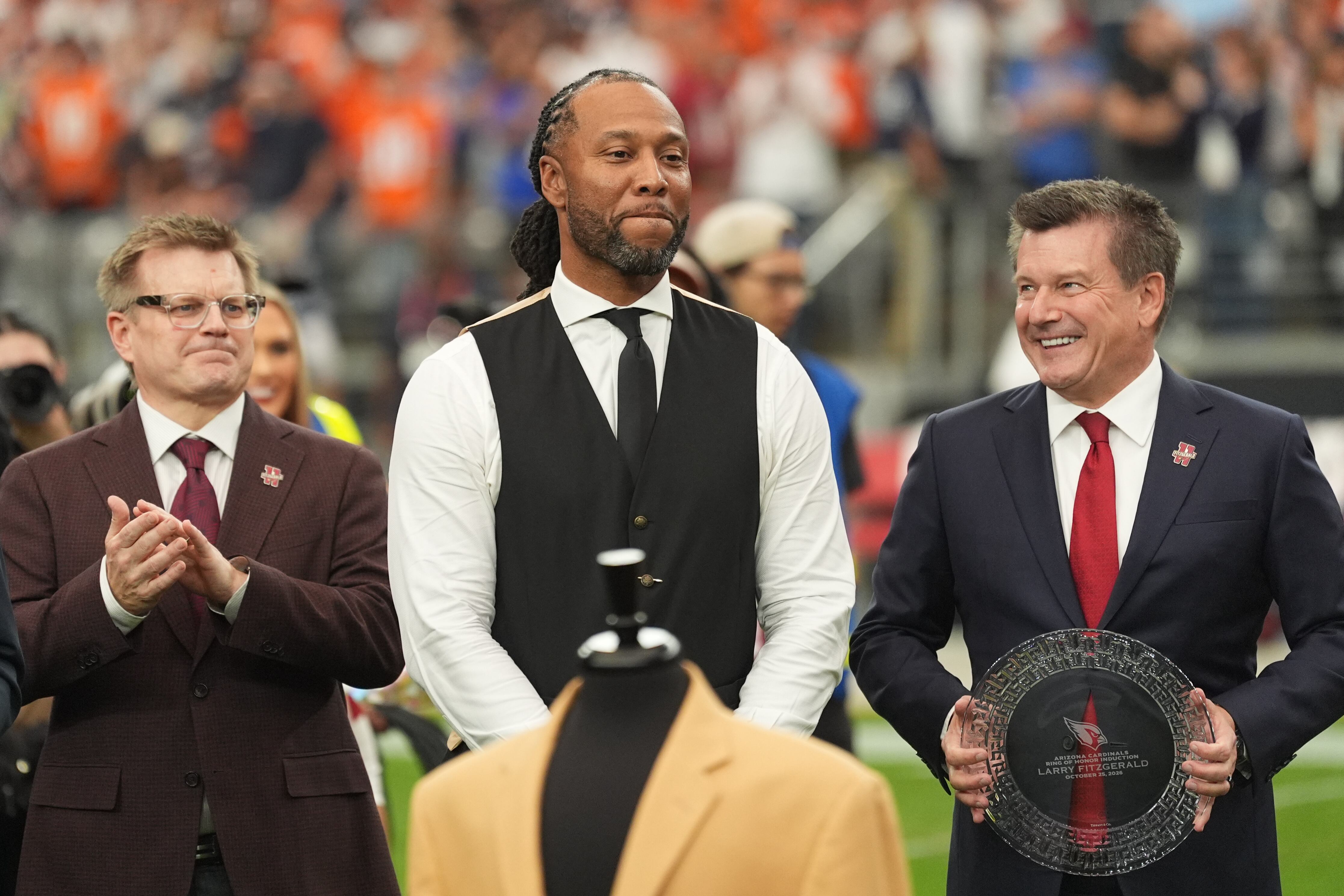 Larry Fitzgerald Inducted Into Cardinals’ Ring Of Honor