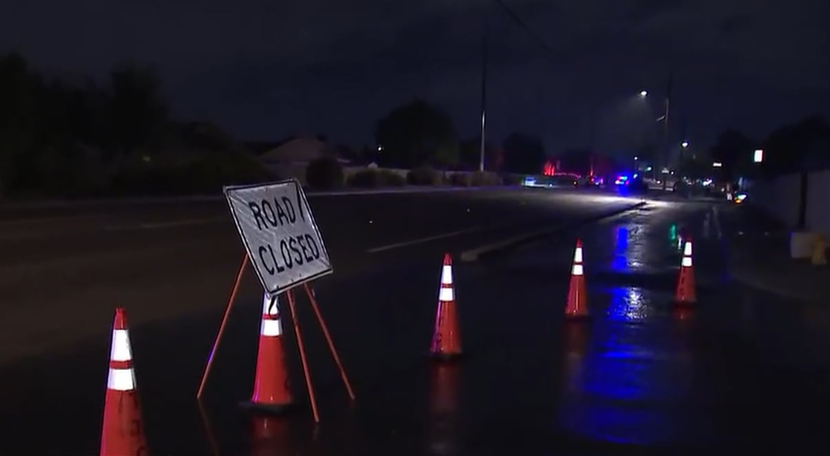 Pedestrian Fatally Struck in Peoria Crash; Road Closure Underway