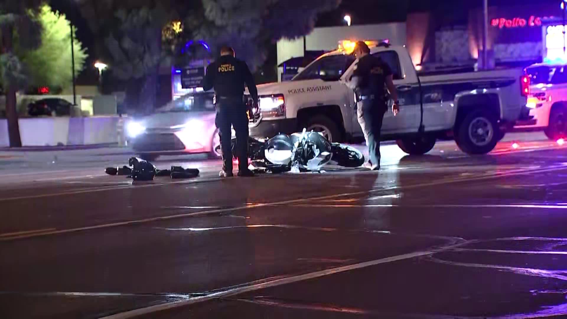 2 hospitalized after motorcycle crash in west Phoenix