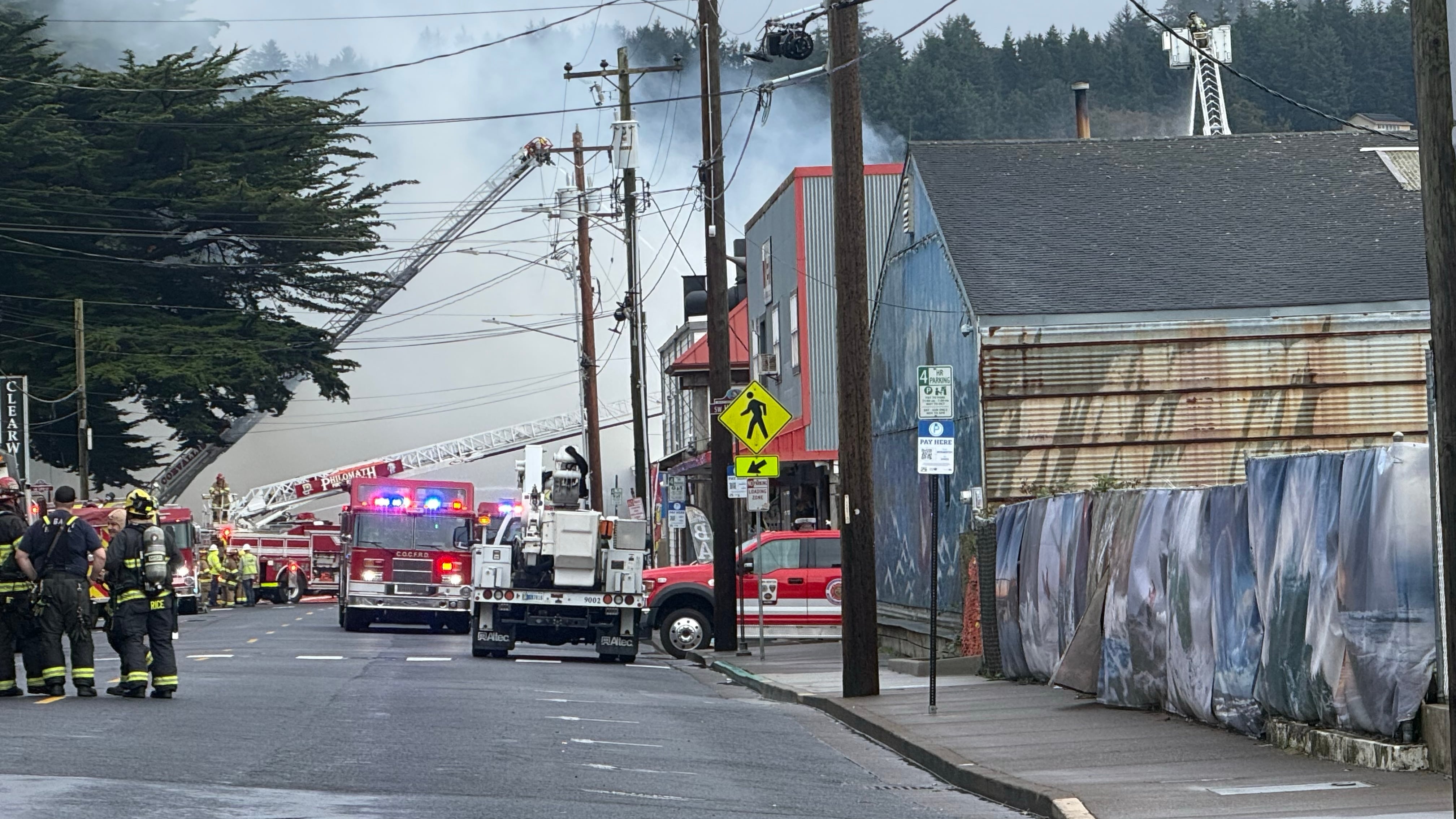 Large Fire At Pacific Seafood Plant Prompts Evacuations In Newport