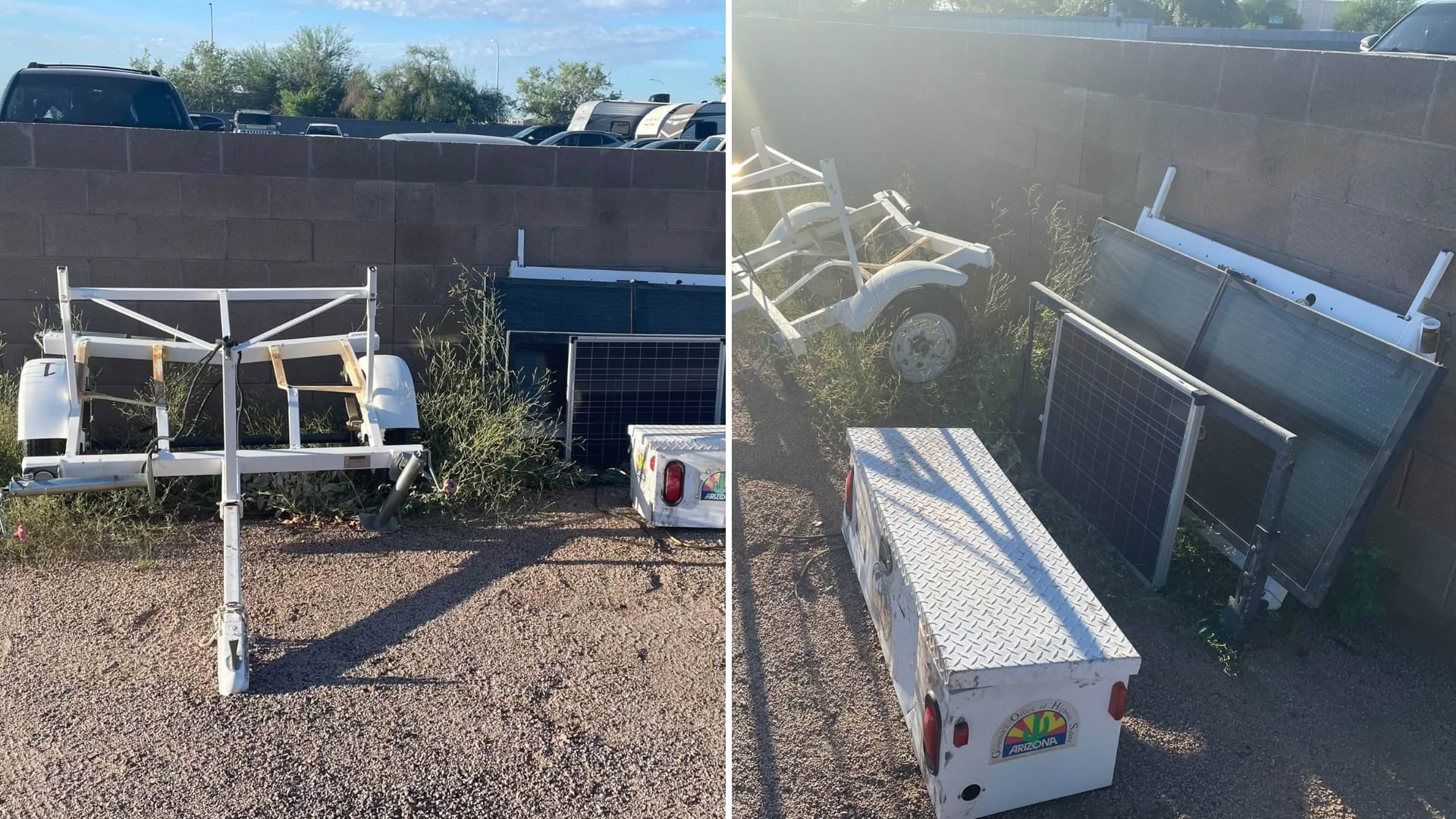 Impaired Driver Crashes Into Speed Enforcement Trailer in Apache Junction