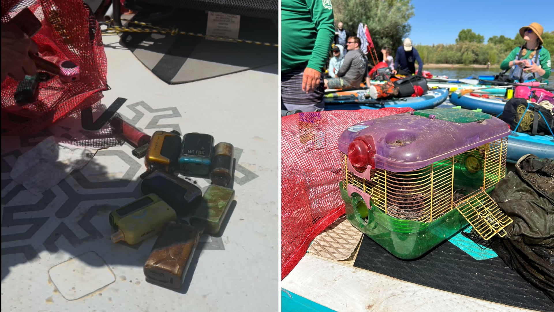 Vapes among 2,500 pounds of trash pulled from Salt River, raising safety concerns