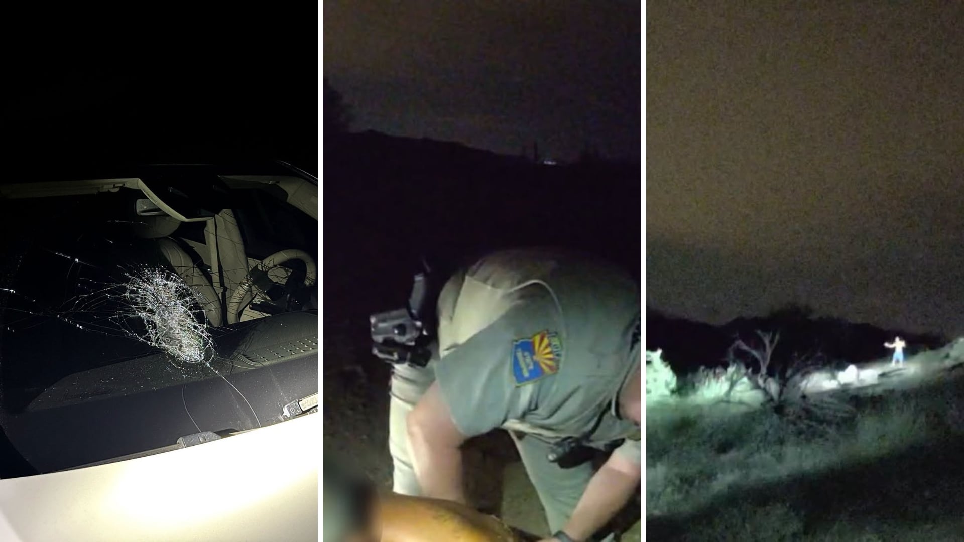 Man arrested after throwing rocks at cars on Arizona highway