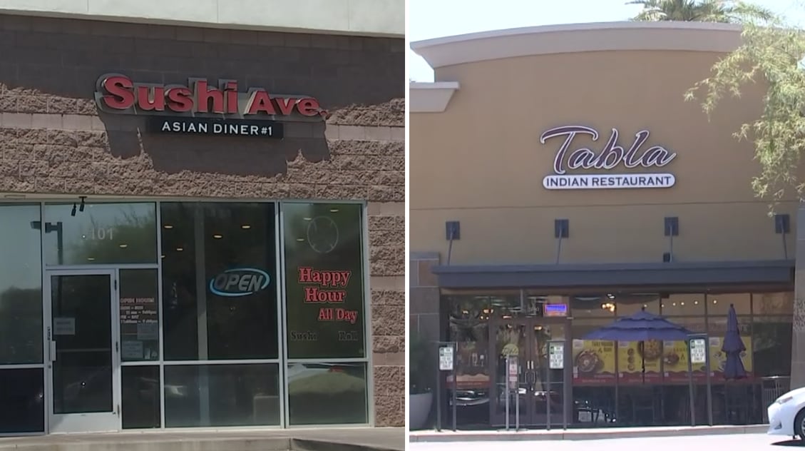 Live roaches, cross-contaminated chicken found at Phoenix-area eateries
