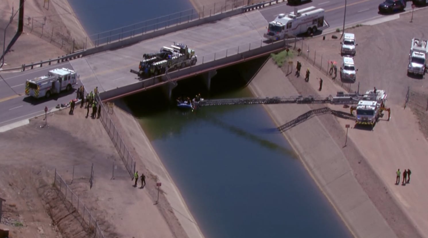 Vehicle Recovered From East Valley Canal