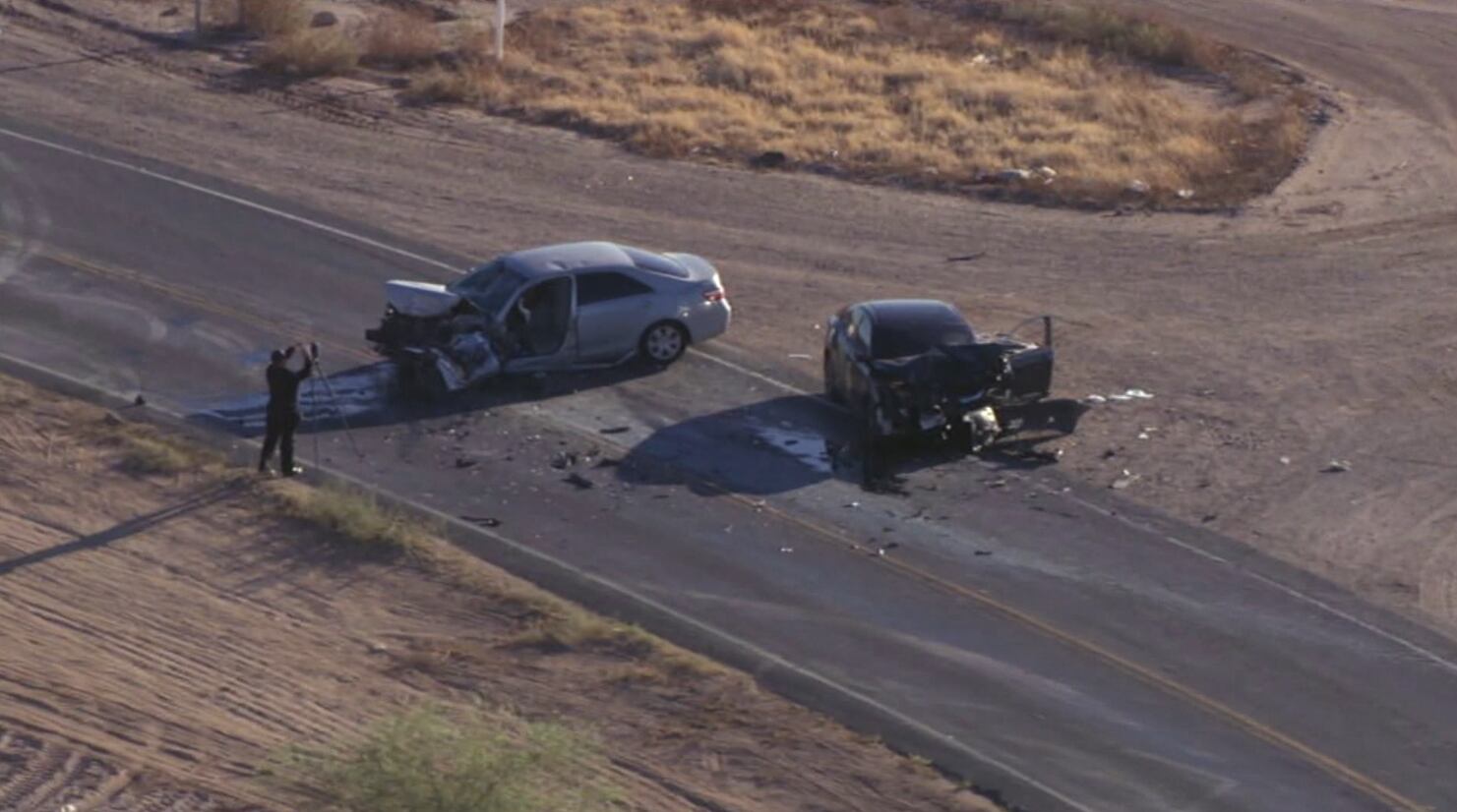 Gilbert Road Closed in Both Directions Due to Serious Crash