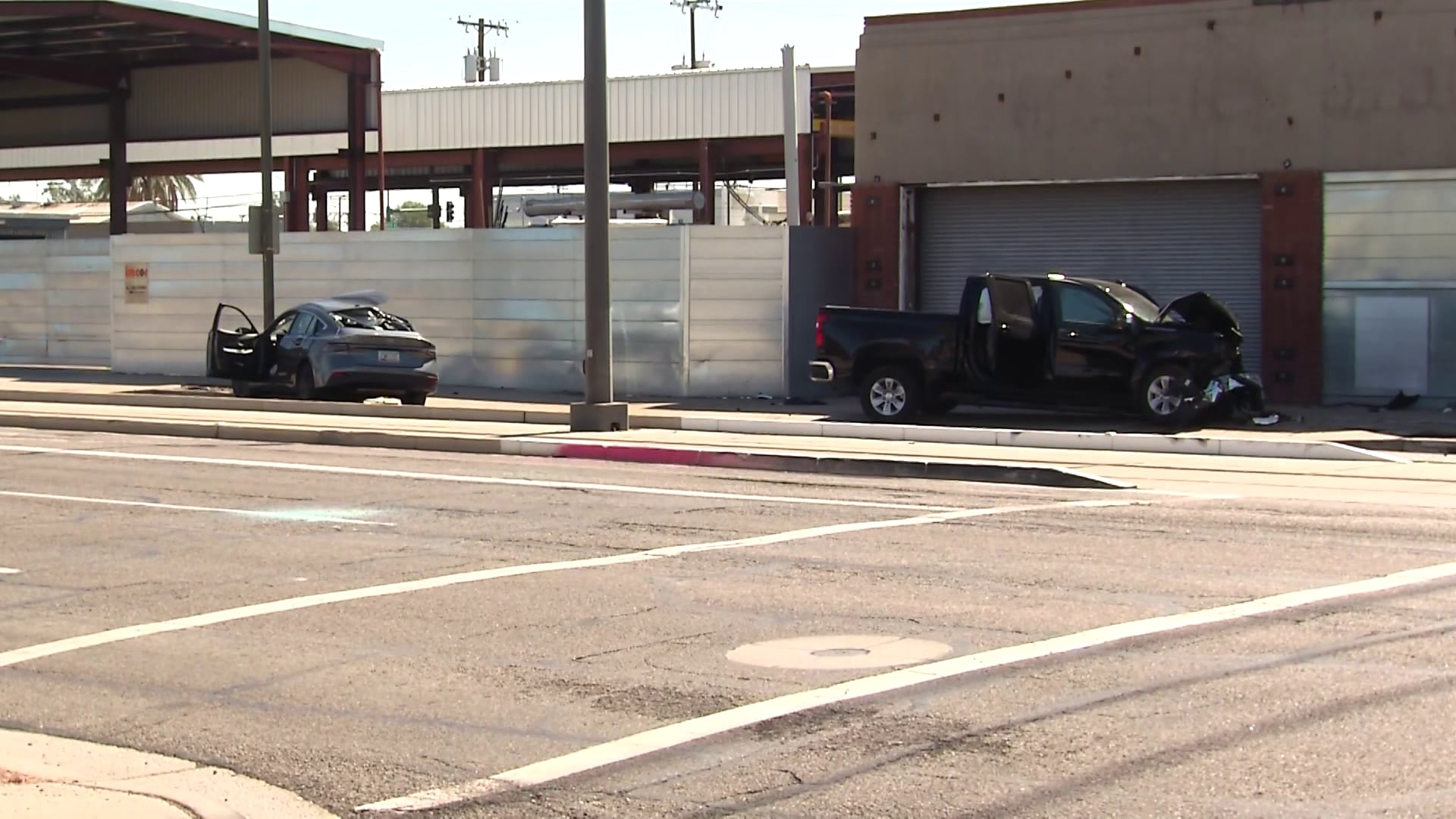 Mother, Daughter Critically Injured in Wrong-Way Pickup Collision in Downtown Phoenix