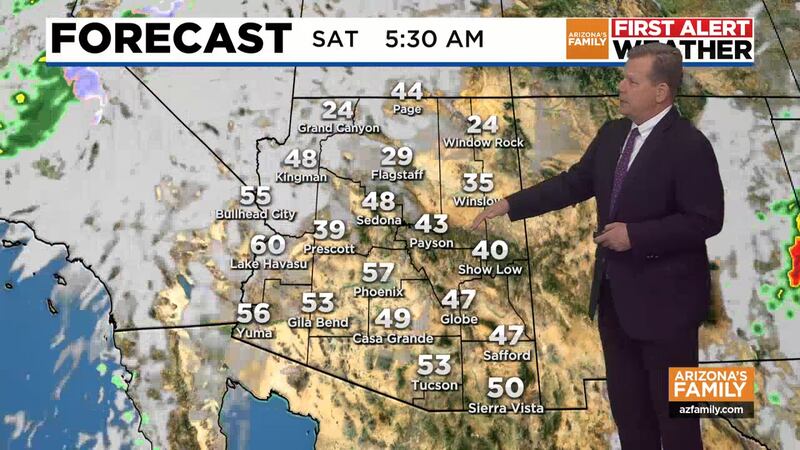 Friday will be a nice day in the 80s, but by the weekend changes will be brewing with rain...