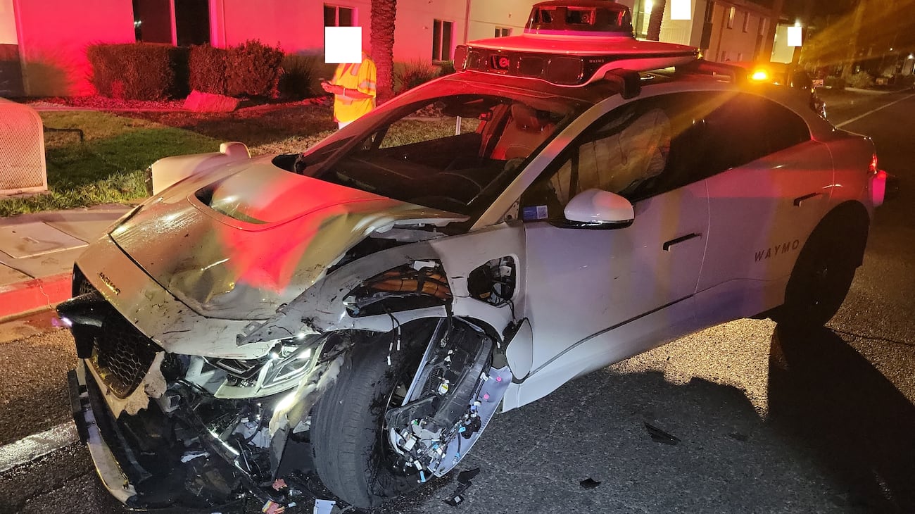 Waymo Destroyed What happens when a Waymo is at fault in a crash?