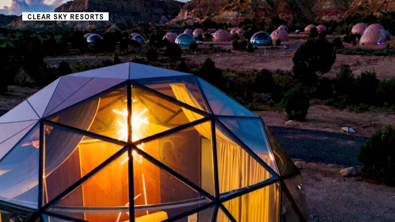 Clear Sky Resort in southern Utah is giving guests an experience of a lifetime with glass dome...