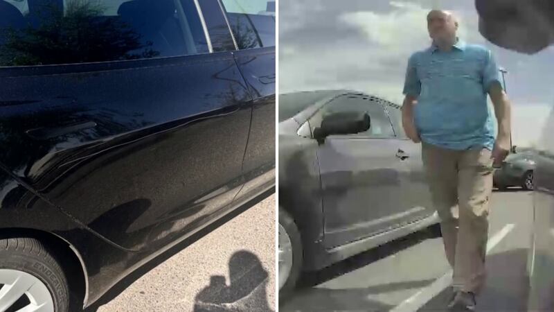 Investigators used the Tesla’s footage and surveillance video from surrounding businesses to...