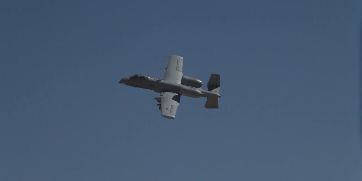 A-10 Warthog makes final flight out of Davis-Monthan Air Force Base