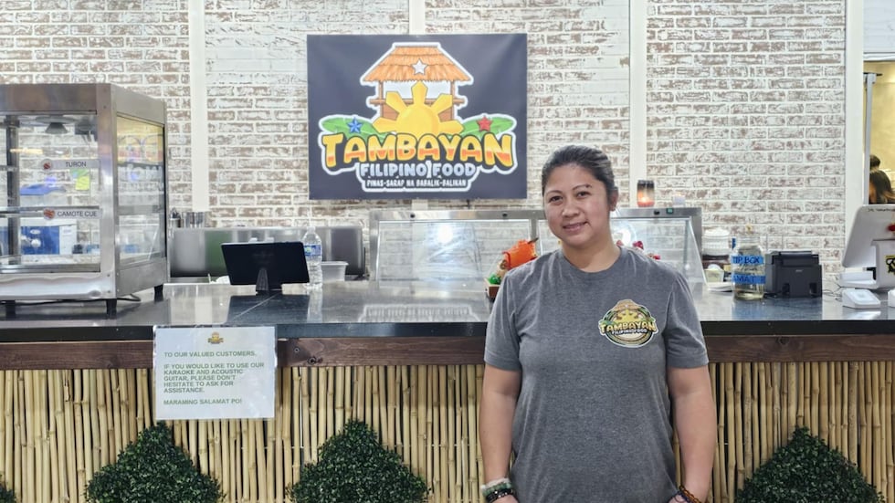 Joann Tagorda, who owns the restaurant with her husband, Denver.
