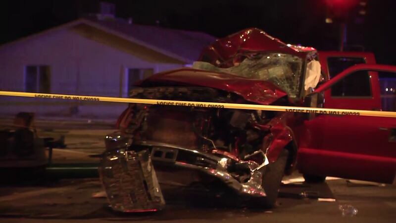 The crash happened early Saturday morning.