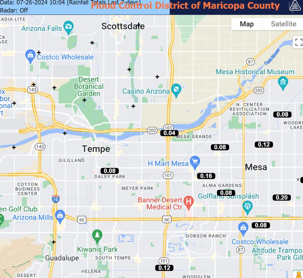 7-Day Rainfall Totals