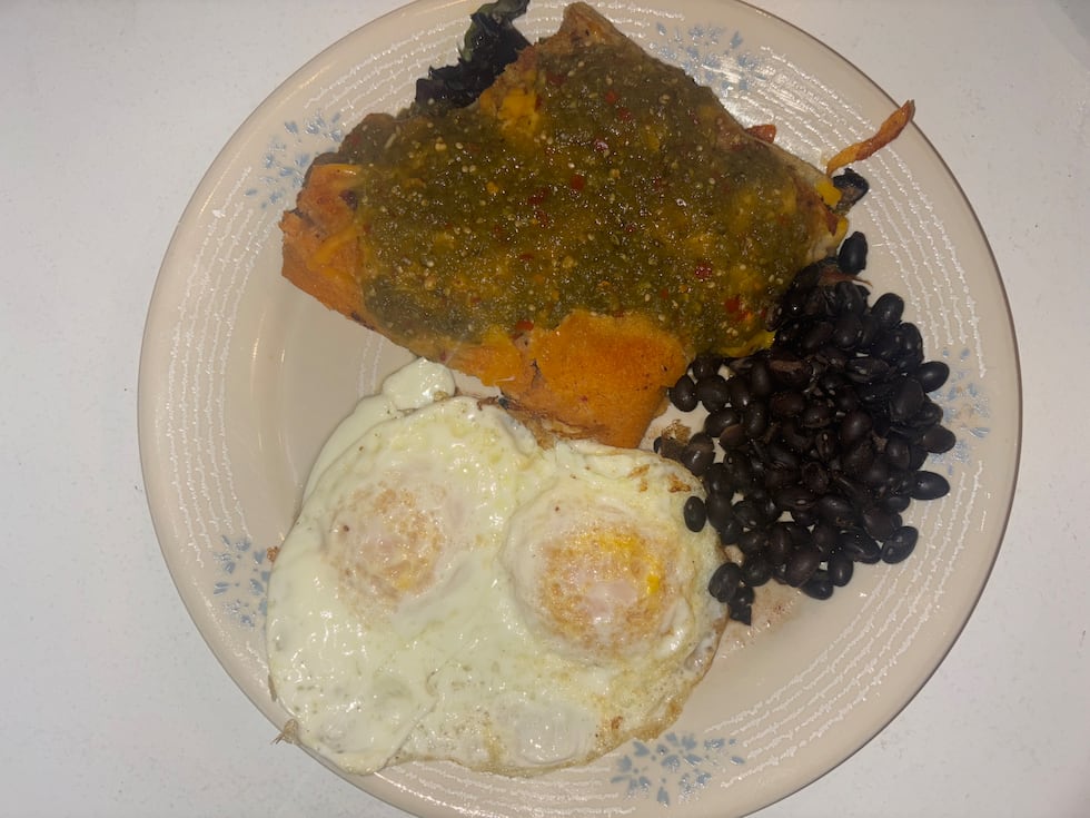 The Breakfast Tamales can be either vegetarian or beef filled with cheese, black beans and...