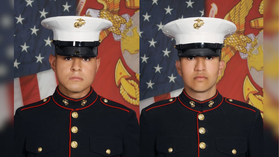 U.S. Marine Corps Lance Cpl. Marcelino Gamino and Lance Cpl. Albert Aguilera were killed...
