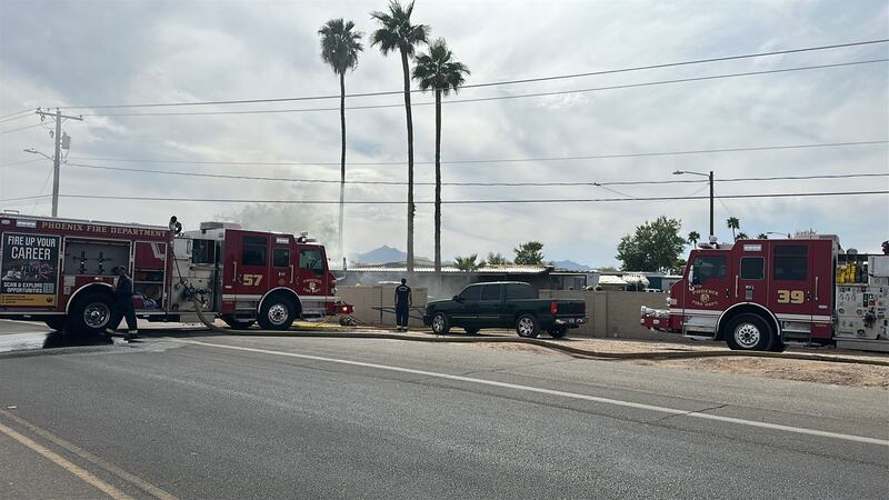 Around 2:30 p.m. on Sunday, crews responded to a fire near 19th Avenue and Baseline Road.