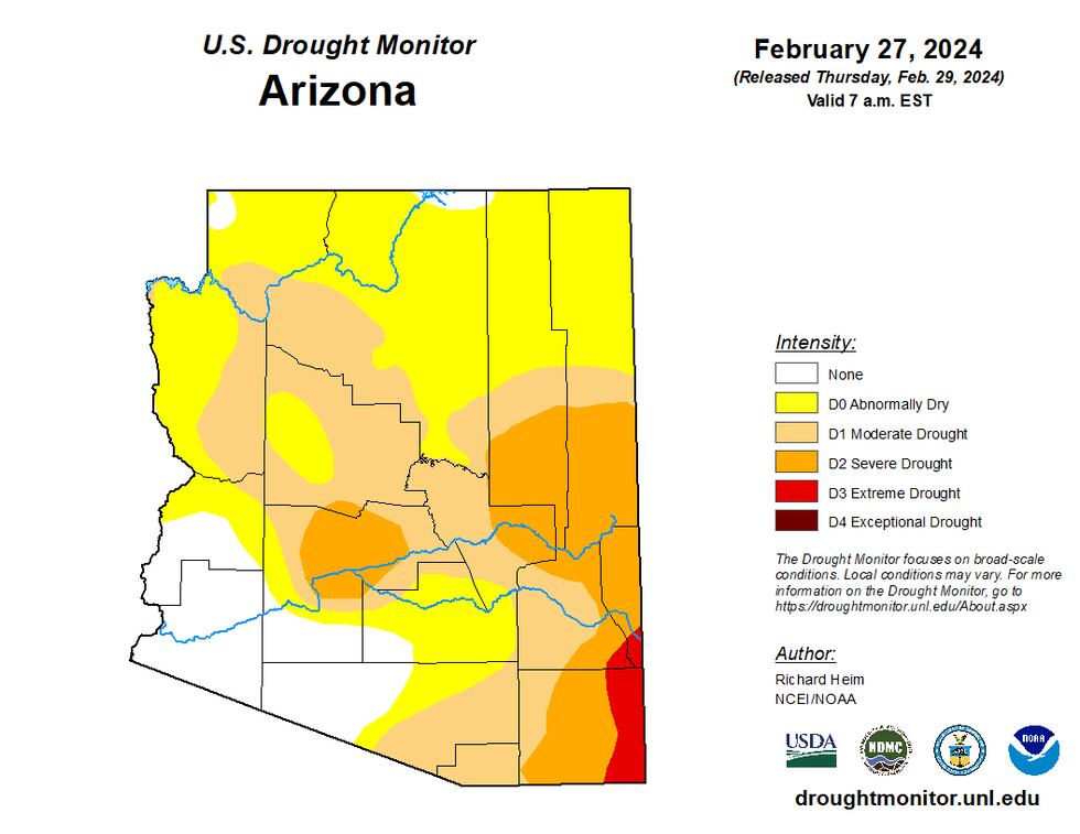 Arizona Feb 2024 Drought Report