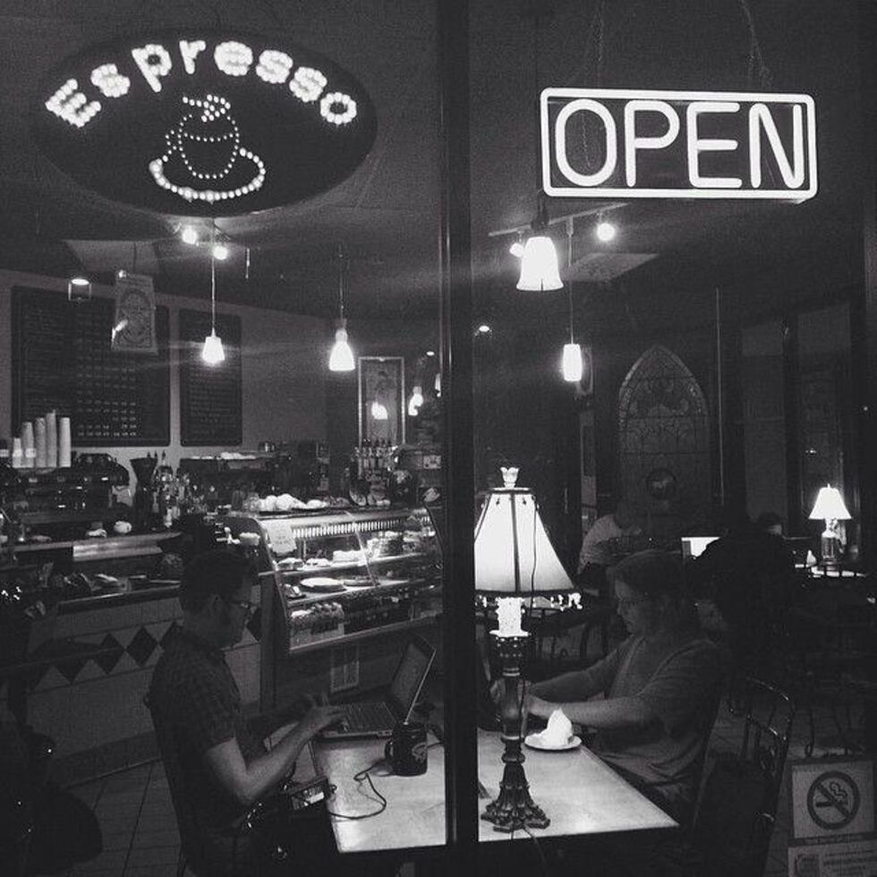 Gold Bar Espresso offers live jazz music most nights and on those cool fall nights, their...