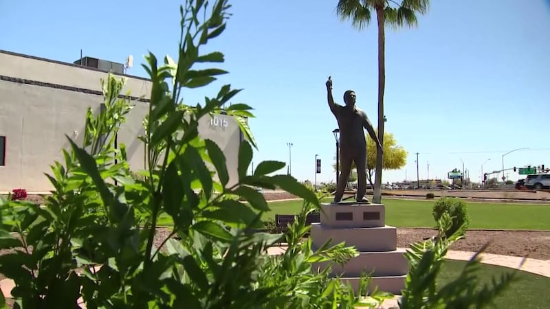 Opinions remain split over Cesar Chavez in San Luis.
