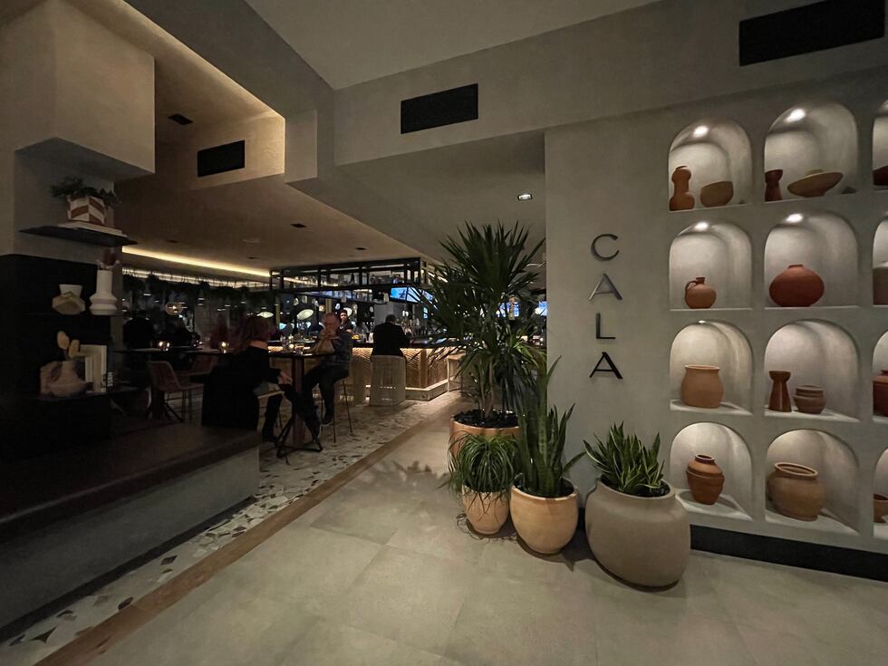 Indoor entrance to Cala at the Senna House Hotel in Scottsdale, Arizona.