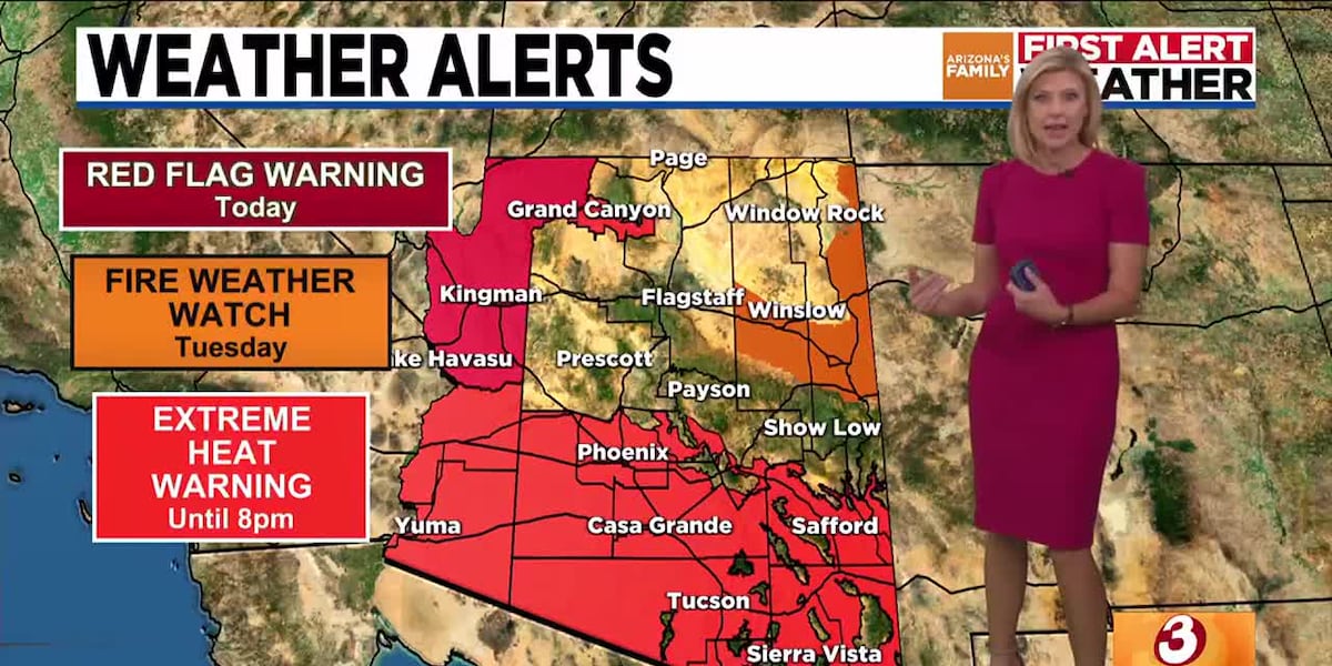 First Alert issued through Friday as extreme heat hits metro Phoenix