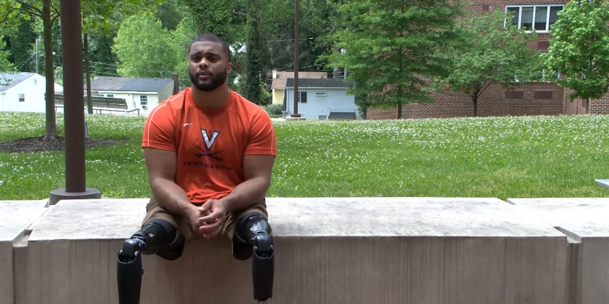 One Leg Student College student to walk at graduation on a pair of legs he built himself