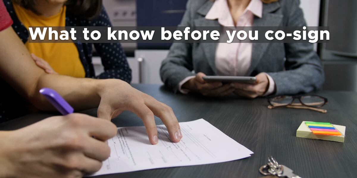 Co Sign Questions Pros and cons of co-signing a loan