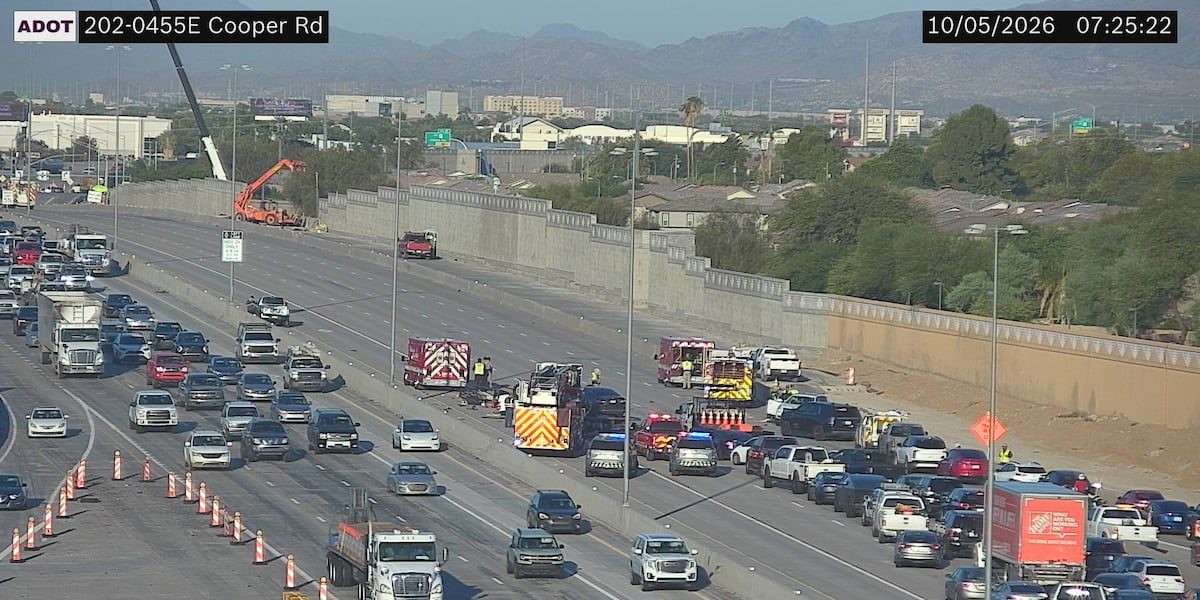 7 Devils Loop Part of Loop 202 closed due to multi-car crash in Chandler