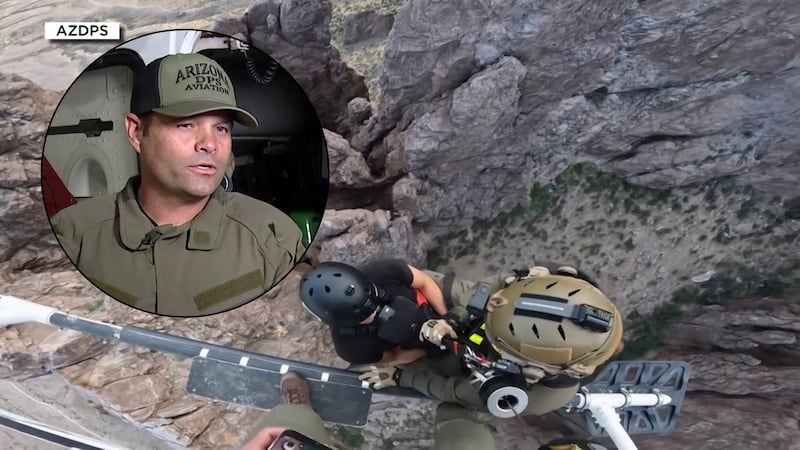 DPS pilot Jonah Nieves was one of three crew members on board for a BASE jumper rescue at...