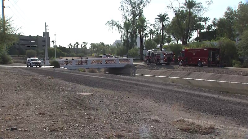 The body was pulled from a canal in east Phoenix on Friday morning.