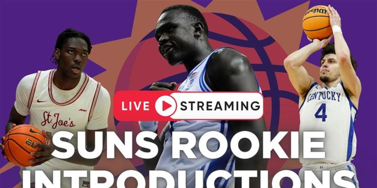 Phoenix Suns Introduce 2025 NBA Draft Class in Scottsdale