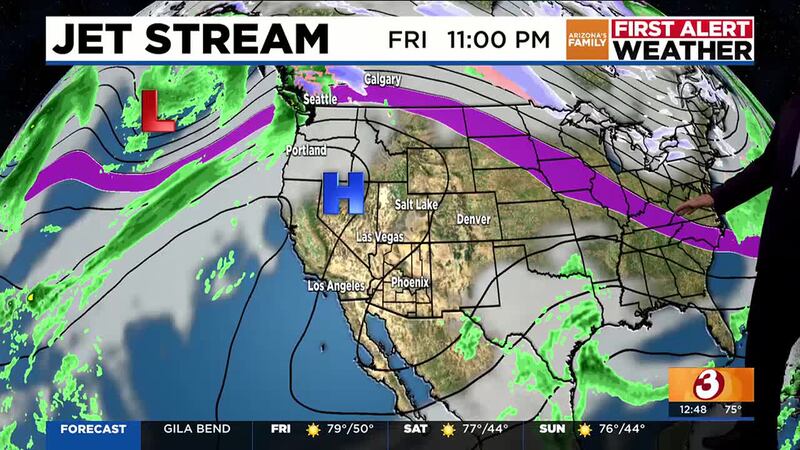 Arizona weather forecast for 12/6/24