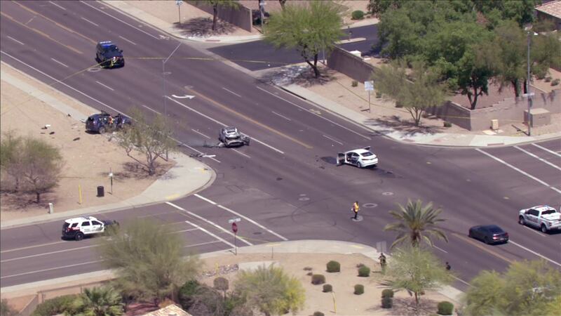 The crash happened on 107th Avenue between Beardsley Road and Deer Valley Road.