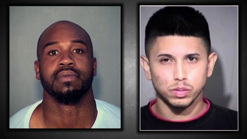 Death penalty trials for two accused Phoenix serial killers, Cleophus Cooksey, left, and Aaron...