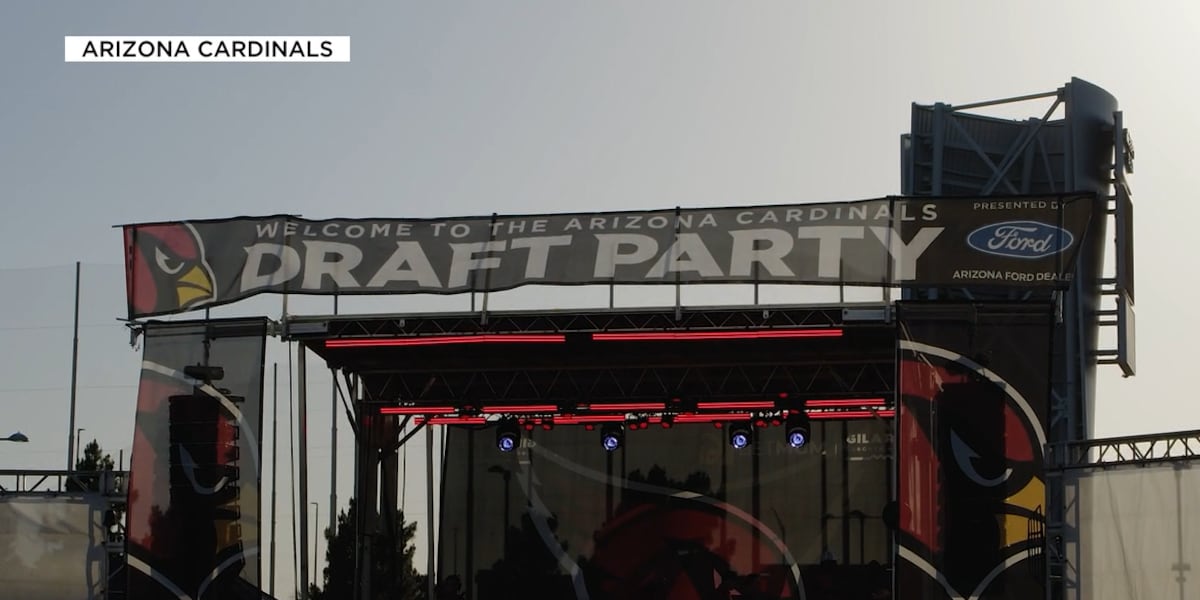 Arizona Cardinals to host NFL Draft party outside State Farm Stadium