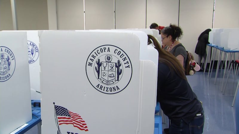 Maricopa County officials held a mock election to test new early voting options that could...