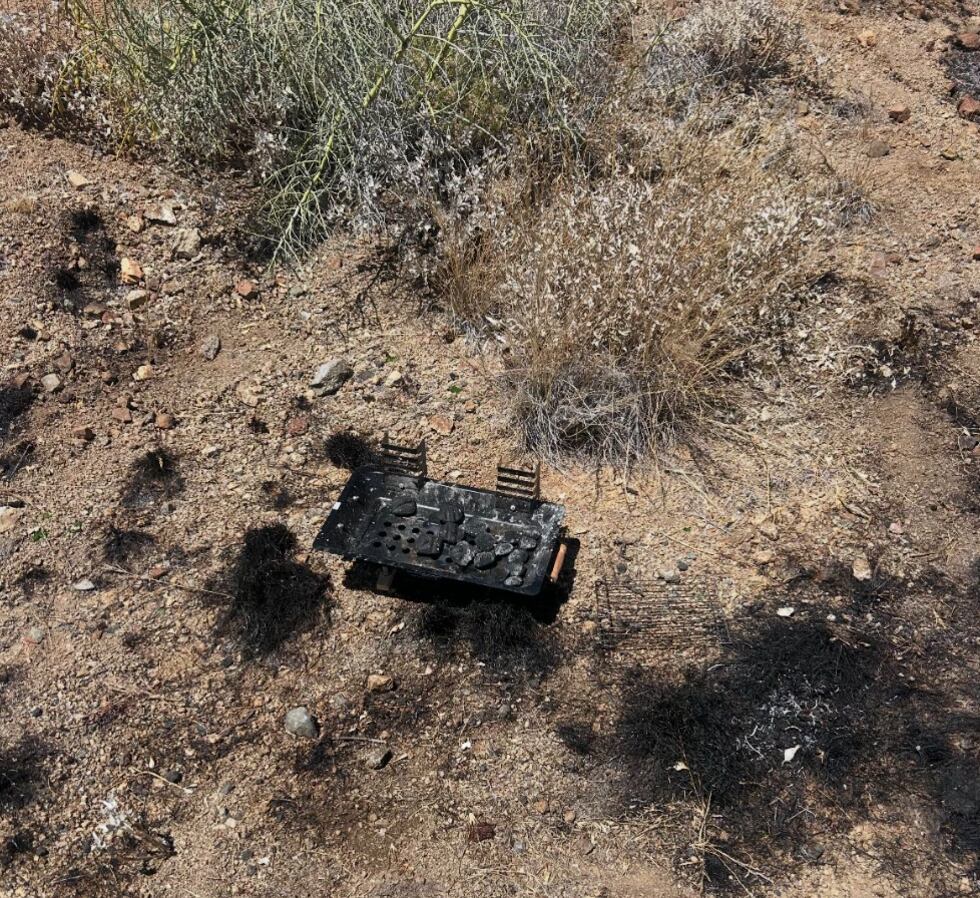 Sark Fire Forward progress stopped on Spar Fire near Yarnell; barbecue grill blamed