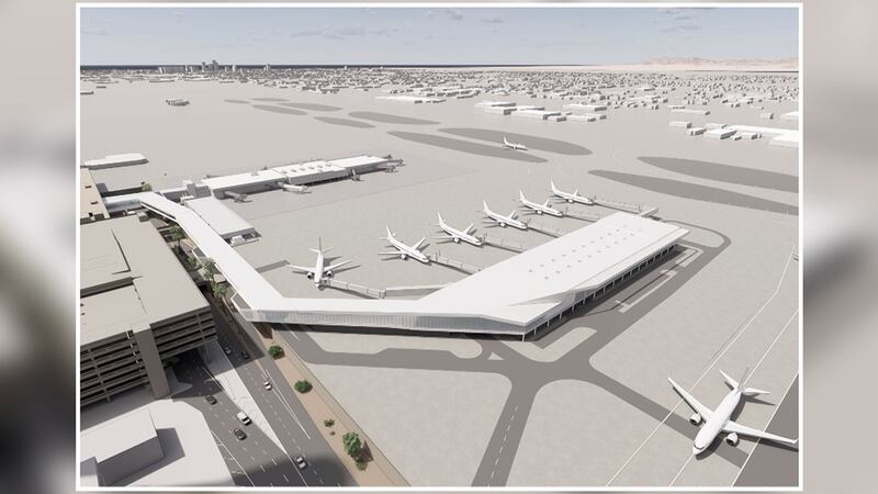 Construction is set to begin this month on Terminal 3 at Sky Harbor Airport.