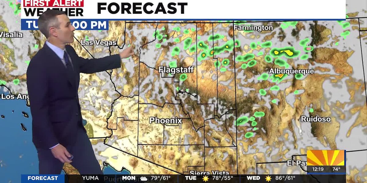 Cooler temps, slight rain chance for Phoenix before triple-digit heat ...