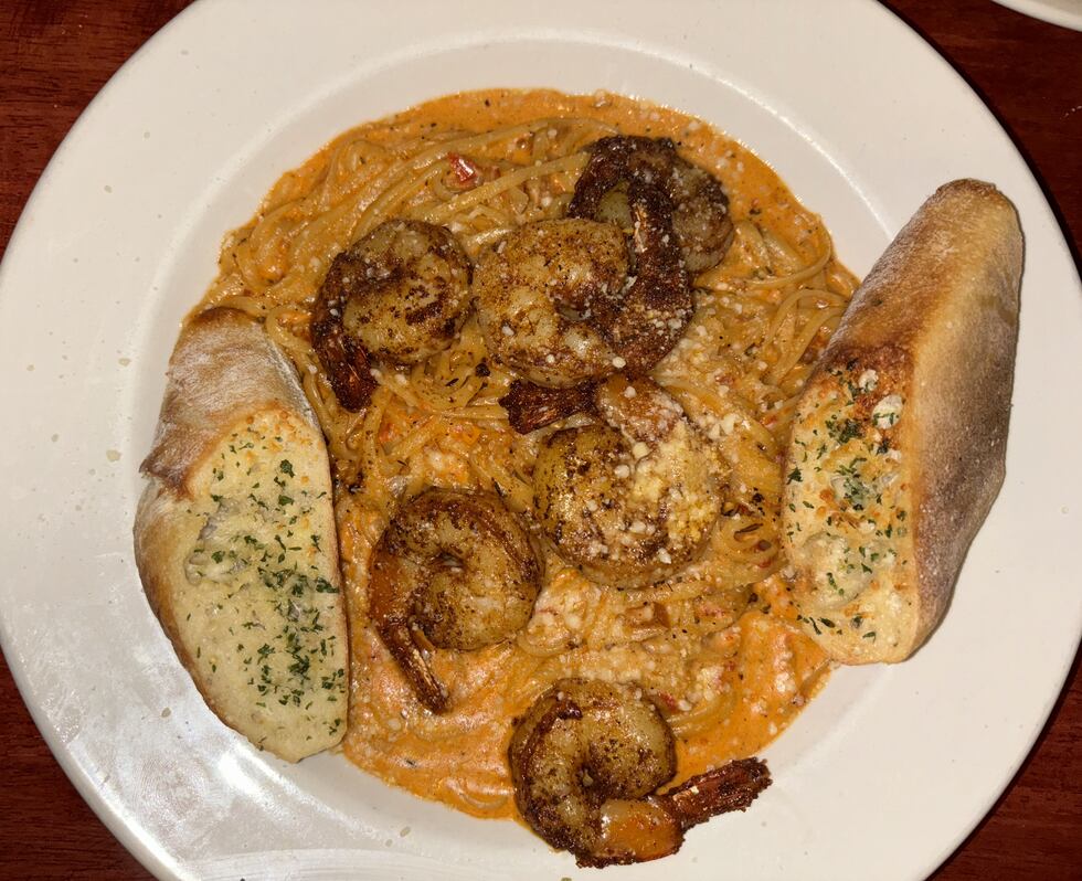 The Linguini pasta comes with a variety of customization options including a Cajun Cream with...
