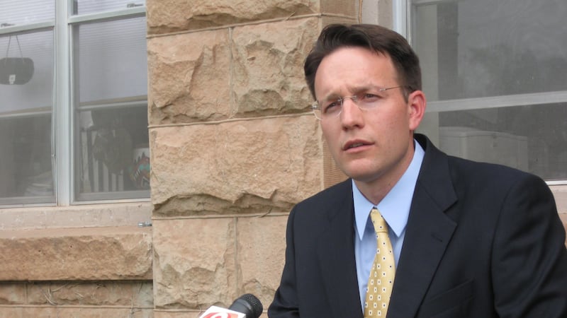 FILE - In this Tuesday, June 16, 2009 file photo, Apache County Attorney Michael Whiting...