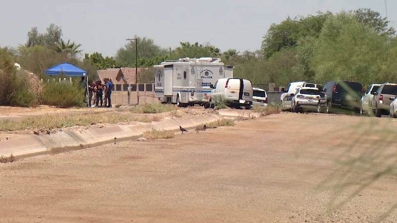 An investigation is underway after a man was found dead in south Phoenix Thursday night.
