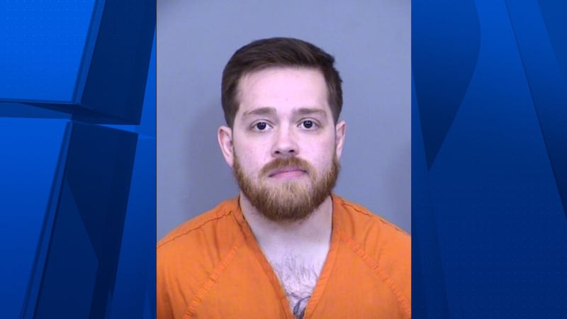 Aaron Douglas Pruett was booked into jail on two felonies.