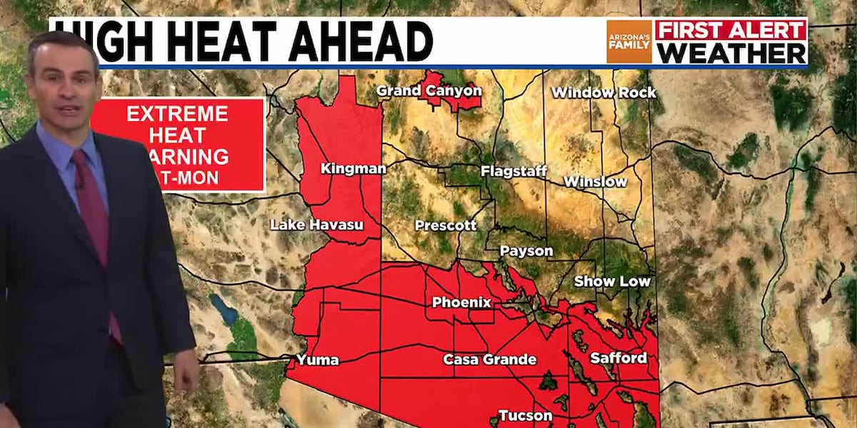 First Alert through Monday due to extreme heat in metro Phoenix