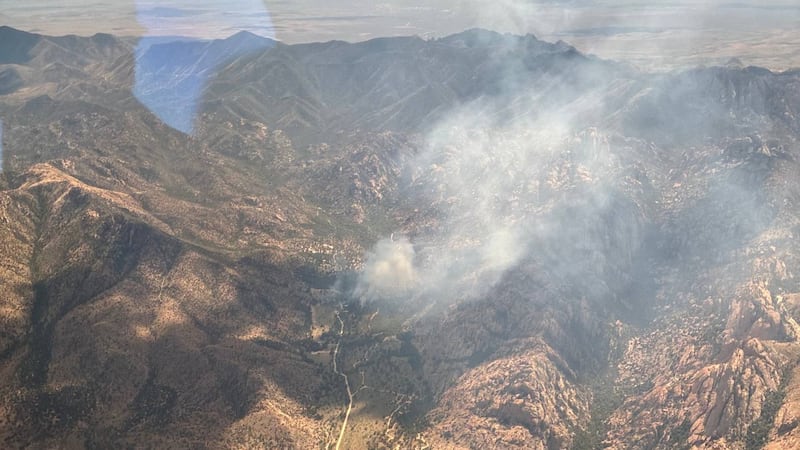 The Shaw Fire started around 2 p.m. on Monday near Cochise Stronghold.