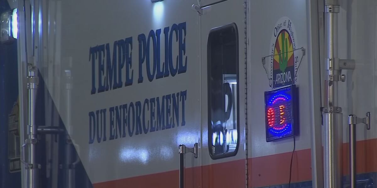 Dui Enforcement Command Post Extra DUI enforcement for Cinco de Mayo weekend across Arizona