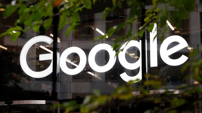 FILE - The Google logo is displayed at their offices, Nov. 1, 2018, in London. . (AP...