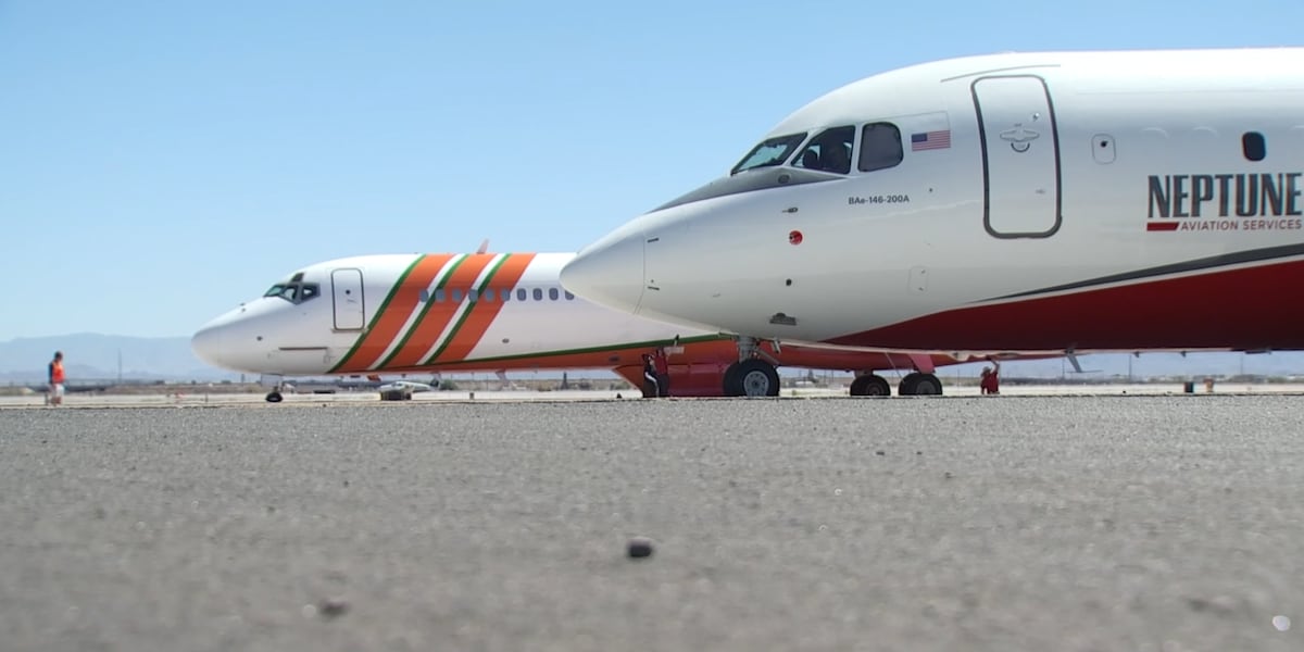 Arizona air tanker base serves as launch point as wildfires burn across multiple states
